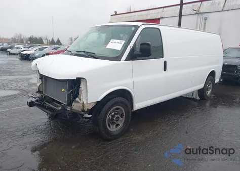 2015 GMC Savana 2500 Work Van z USA, uszkodzony, nr VIN 1GTW7GCF8F1275133